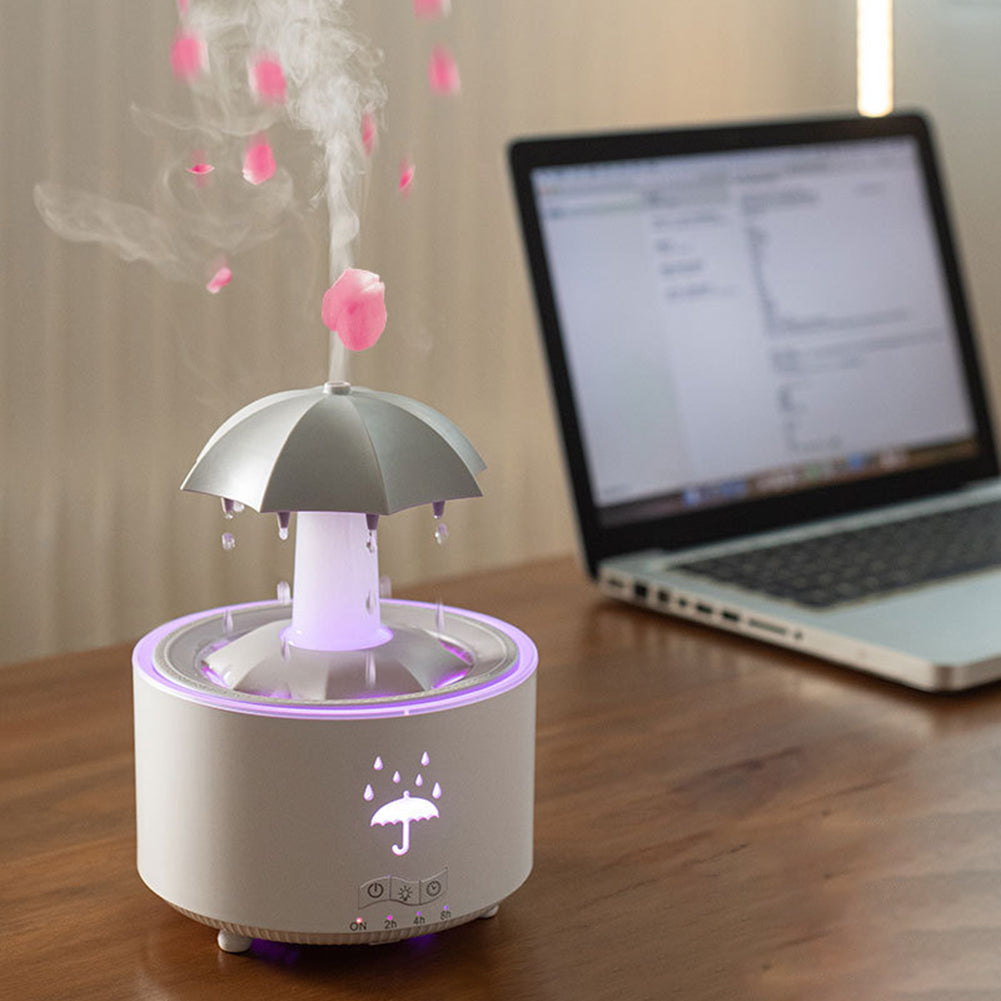 Colverro™ Rain Sound Essential Oil Humidifier with Remote and 7-Color Light