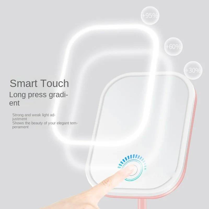 Colverro™ Portable LED Makeup Mirror with Three Light Modes and Dimmer