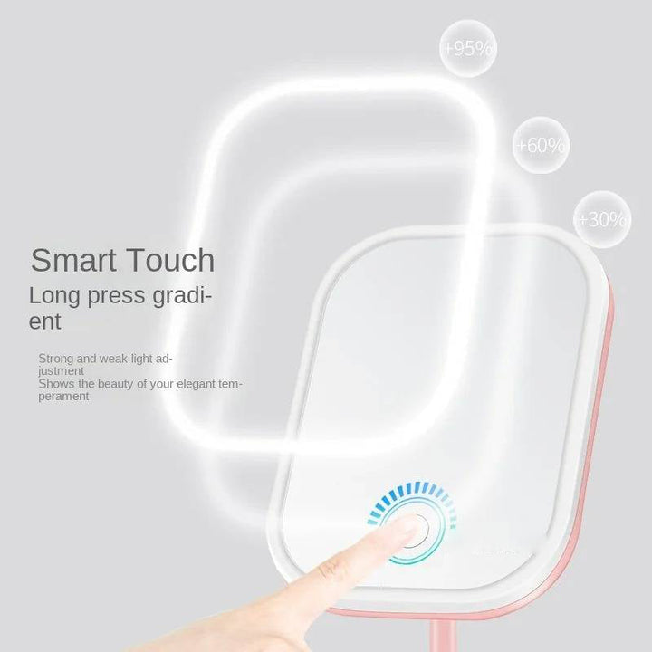 Colverro™ Portable LED Makeup Mirror with Three Light Modes and Dimmer