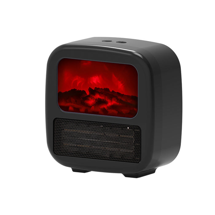 Colverro Mini Fireplace Space Heater with 3D Flame Effect