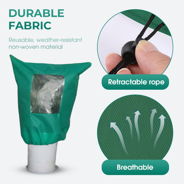 Colverro™ Frost Protection Plant Cover with Zipper and Clear Window