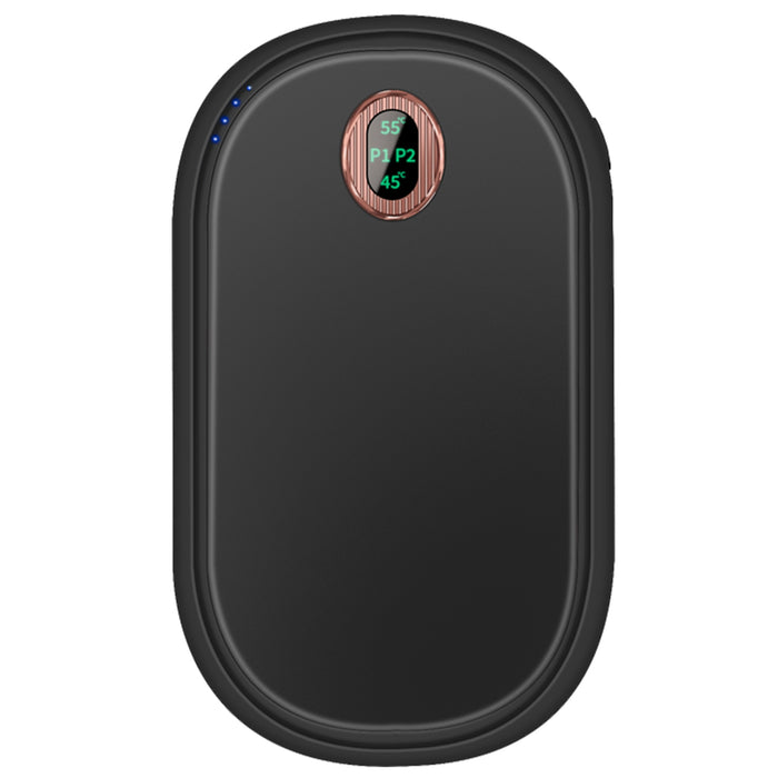 Colverro Pebble Shaped Rechargeable Hand Warmer with Display