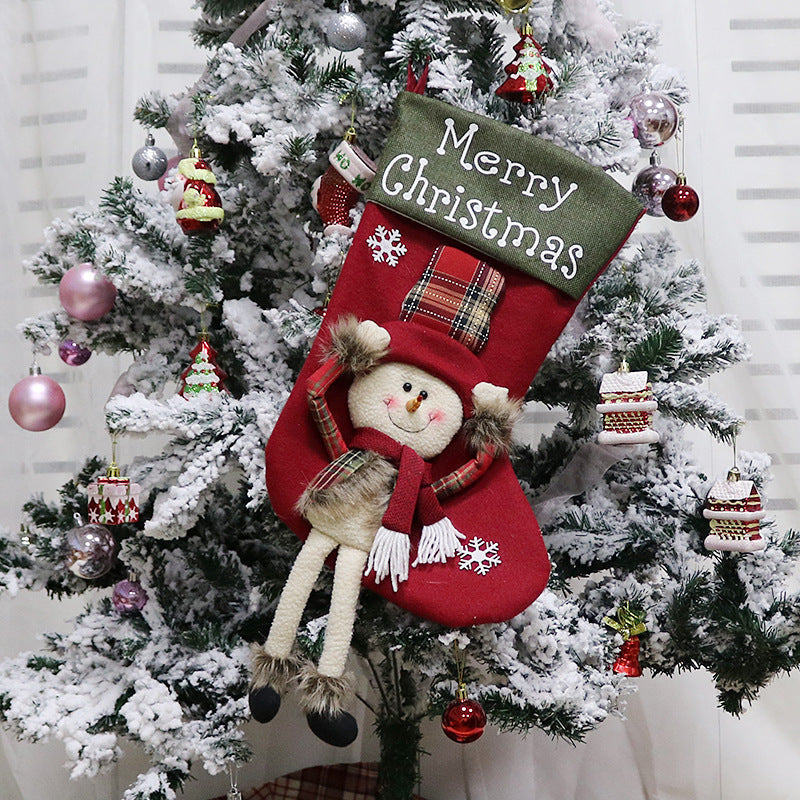 Colverro™ Large Christmas Stocking Tree Ornament in Three Designs