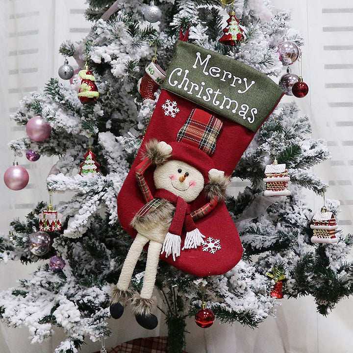 Colverro™ Large Christmas Stocking Tree Ornament in Three Designs