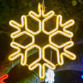 Colverro™ Frosted Snowflake LED Light for Indoor and Outdoor Decor