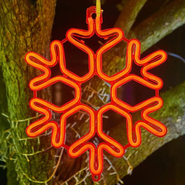 Colverro™ Frosted Snowflake LED Light for Indoor and Outdoor Decor