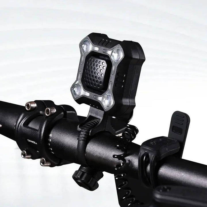 Colverro™ Bike Horn and Headlight Combo with Loud 140 dB Electronic Alert