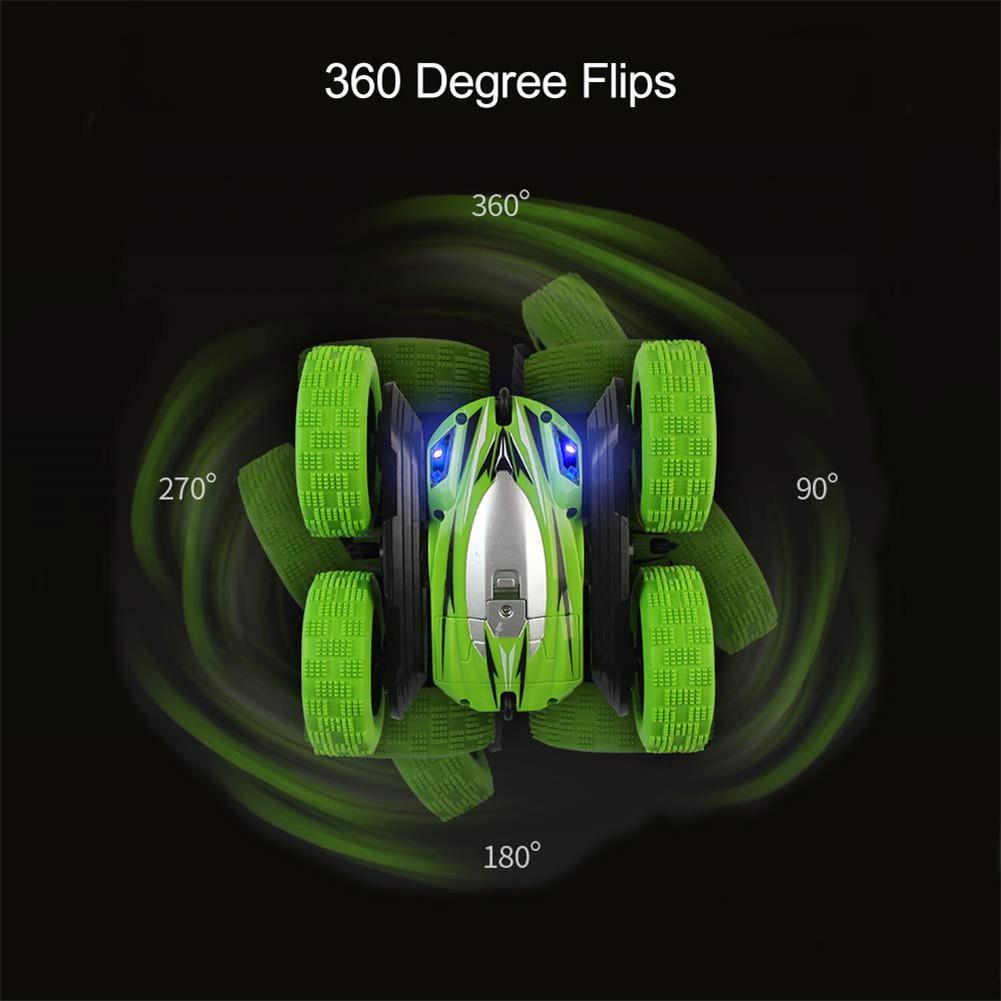 Colverro™ RC Stunt Car with 360° Flips, 4WD and LED Headlights