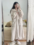Colverro™ Long Hooded Bathrobe for Women with Pockets – Soft and Cozy