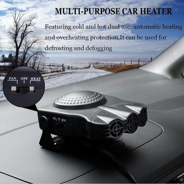 Colverro™ 12V Car Heater and Defroster for Fogged Windows