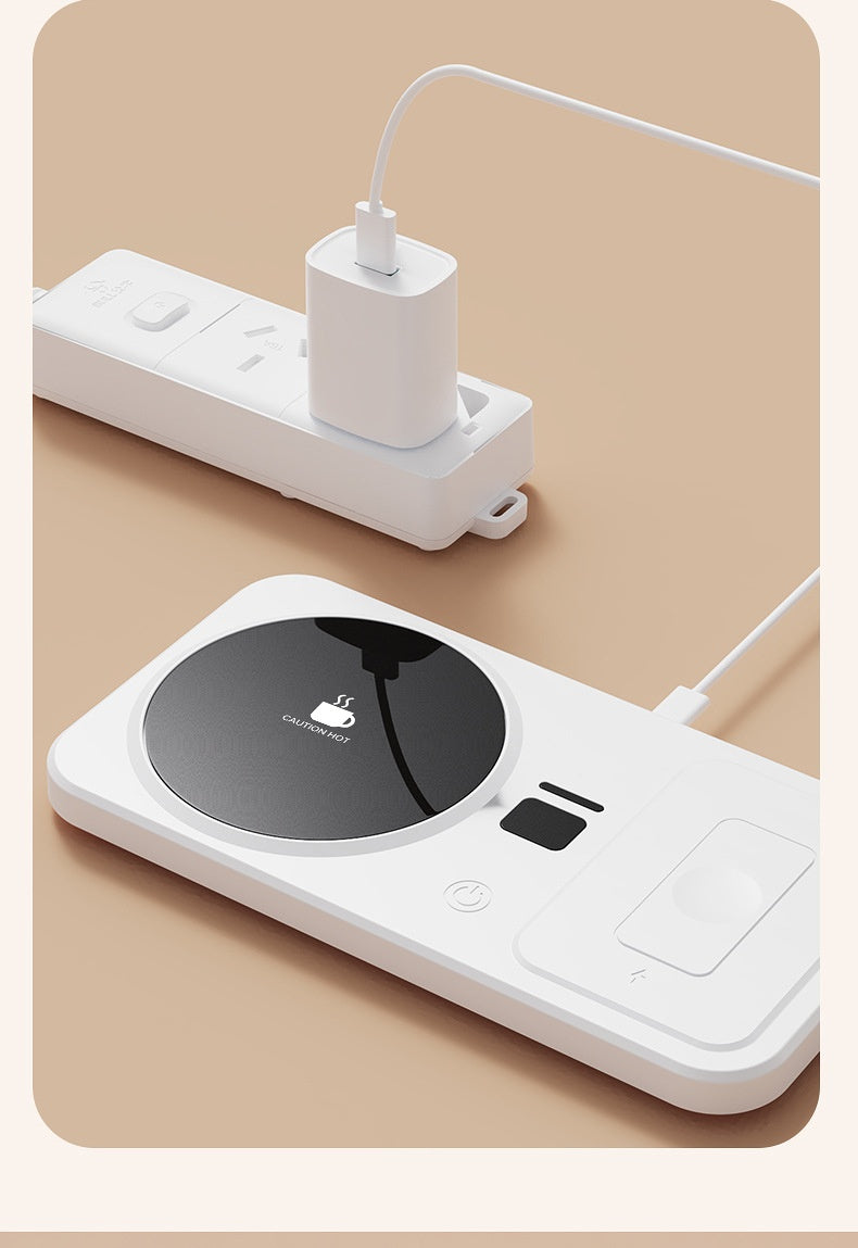 Mug warmer with wireless phone charger