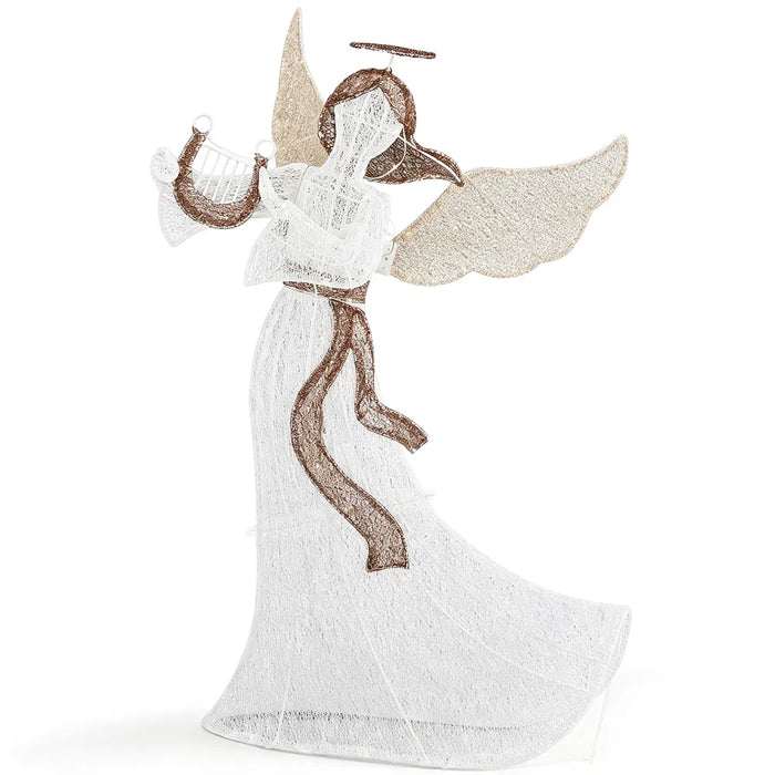 Colverro Lighted Christmas Angel with Moving Wings, 102 LEDs