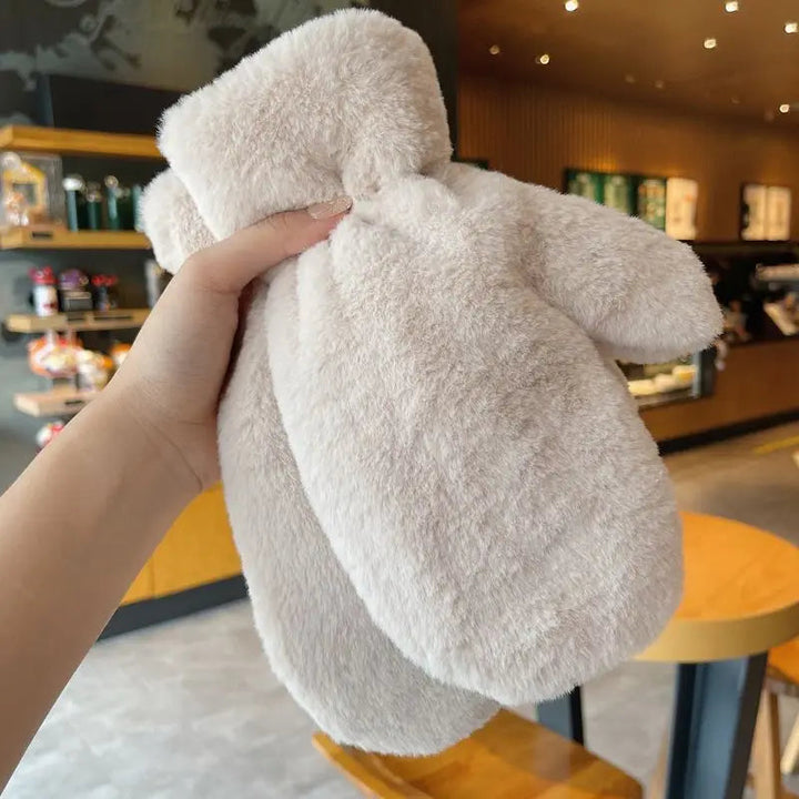 Colverro™ Fluffy Plush Mittens with Thick Warm Lining for Women