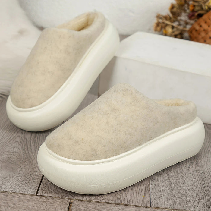 Colverro™ Plush Winter House Slippers for Women with Non-Slip Sole