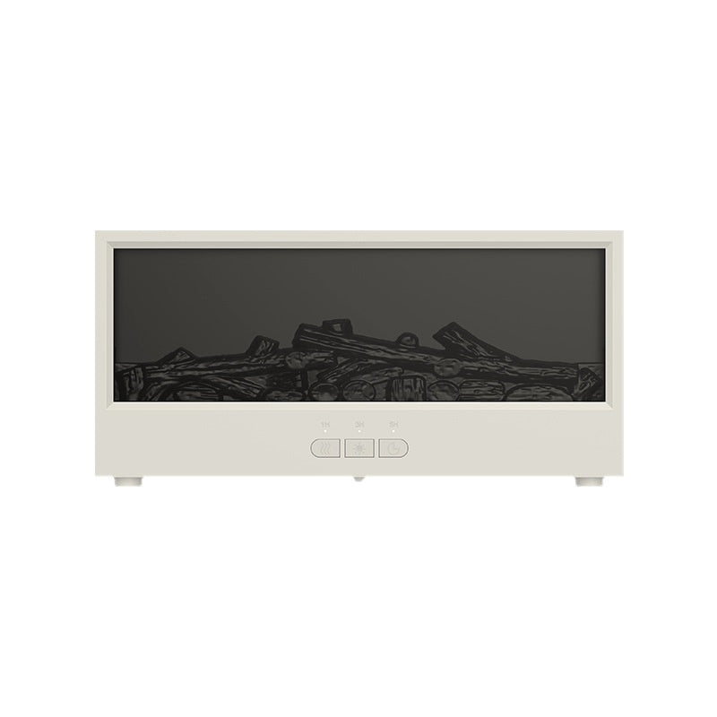 3D Fireplace Flame Aroma Diffuser with Remote and Oil Options
