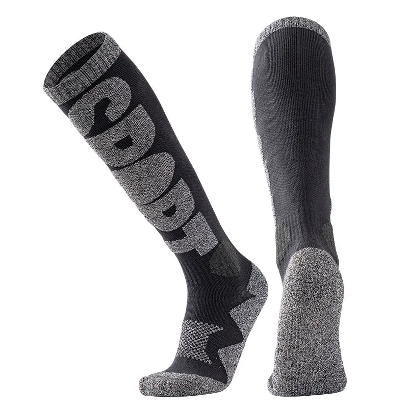 Colverro™ Merino Wool Blend Ski Socks with Cushioned Sole and Arch Support
