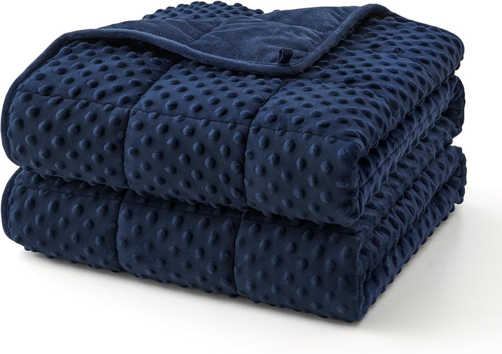Colverro™ Weighted Blanket with Dot Texture and Cooling Microfiber