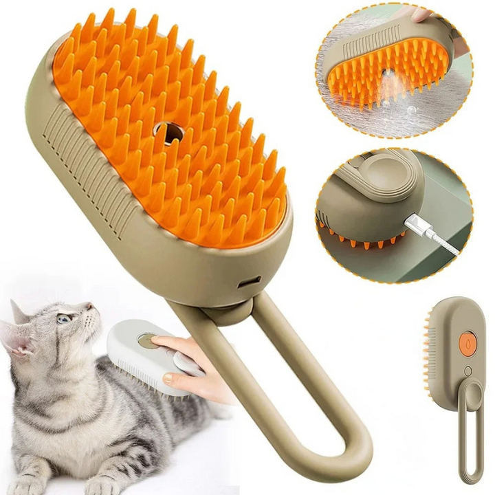 Colverro™ 3-in-1 Steam Grooming Brush for Cats and Dogs