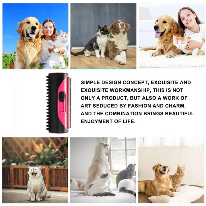 Colverro™ 2-in-1 Deshedding Brush and Pet Hair Remover for Dogs and Cats