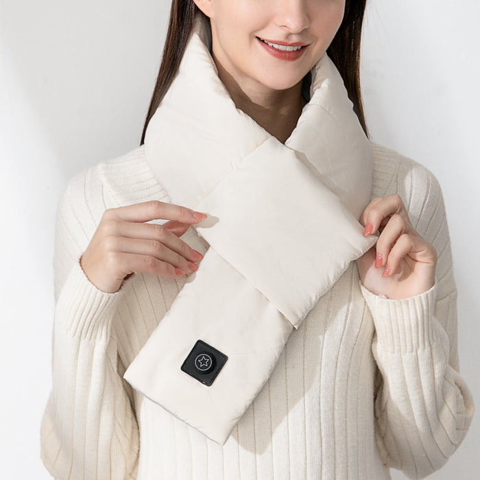 Colverro™ Heated Neck Scarf with 3 Heat Settings, Soft Cotton