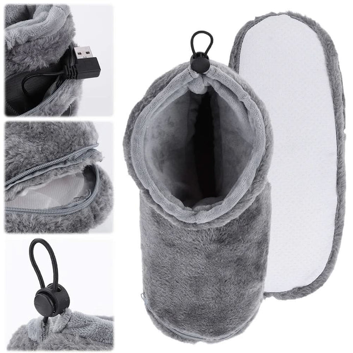 Colverro™ USB Heated Slippers with Soft Plush for Toasty Warm Feet