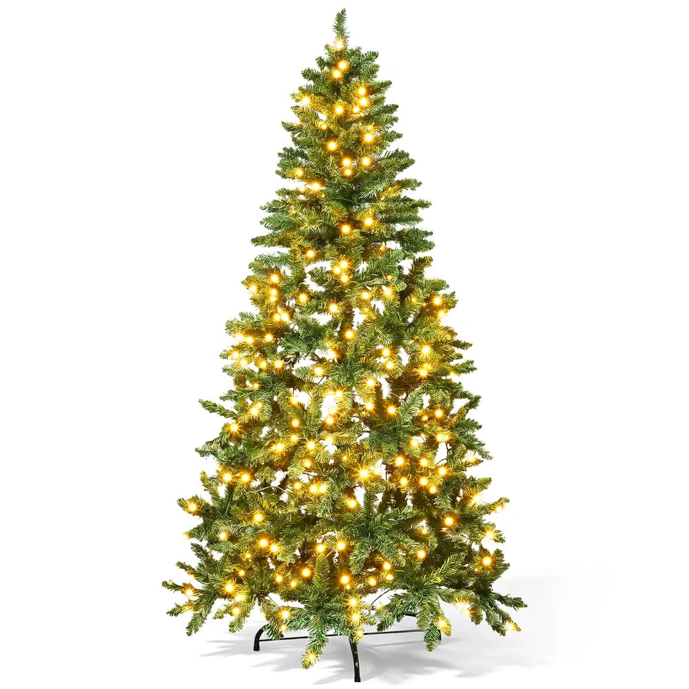 Flat back half Christmas tree against wall
