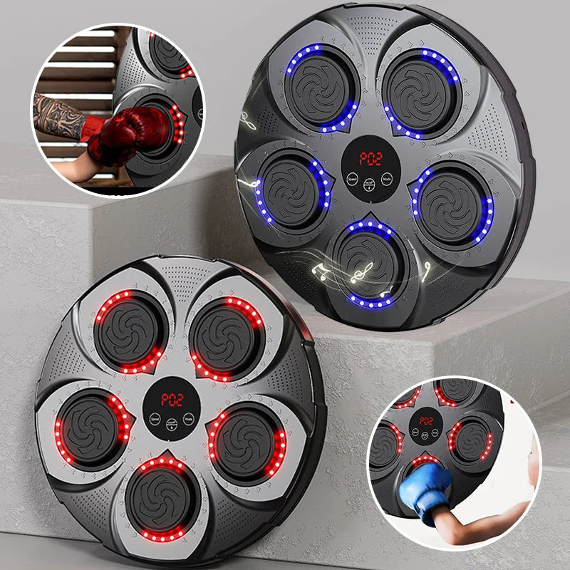 Colverro™ Wall-Mounted Music Boxing Machine with Bluetooth and Lights