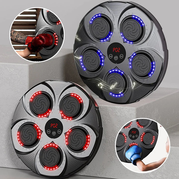 Colverro™ Wall-Mounted Music Boxing Machine with Bluetooth and Lights