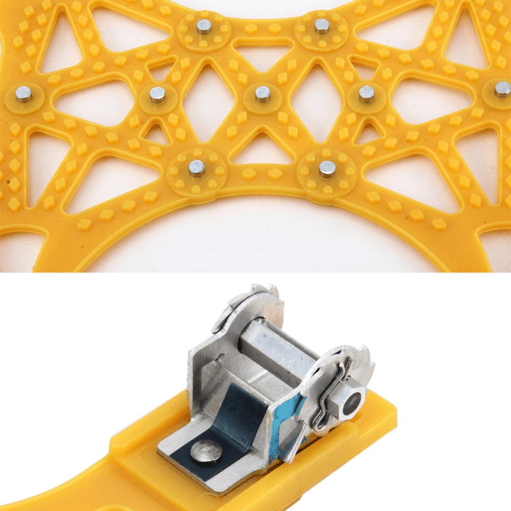 Colverro™ Steel Snow Chains with X-Spikes for Traction on Ice and Snow