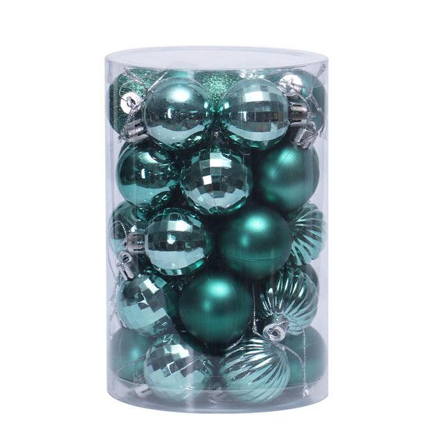 Colverro™ Set of 34 Christmas Ball Ornaments 4 cm in Rich Colors