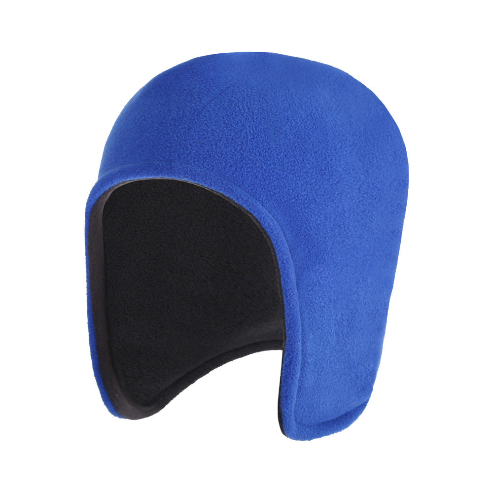 Polar fleece cap with ear flaps