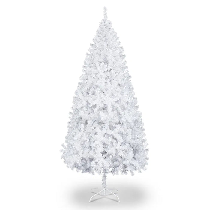 Colverro 5 ft White Hinged Artificial Christmas Tree, Unlit