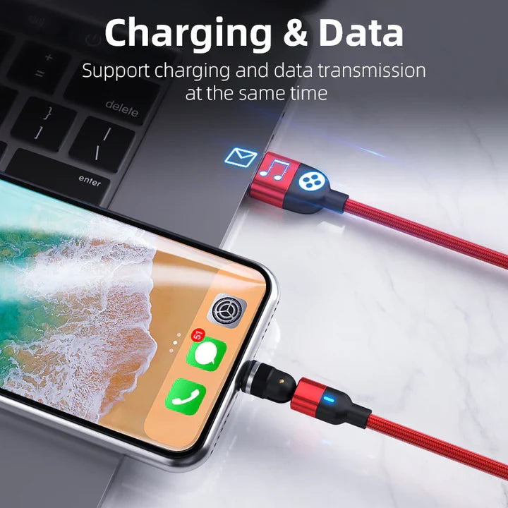 Colverro™ 3-in-1 Magnetic Charging Cable for iPhone, Android and USB-C