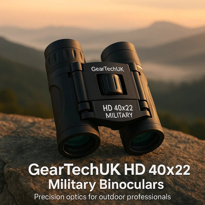 Colverro™ Compact Folding Binoculars, Water-Resistant with Center Focus