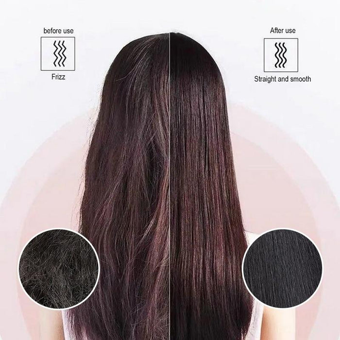 Colverro™ Heated Hair Straightener Brush for Smooth, Frizz-Free Styling
