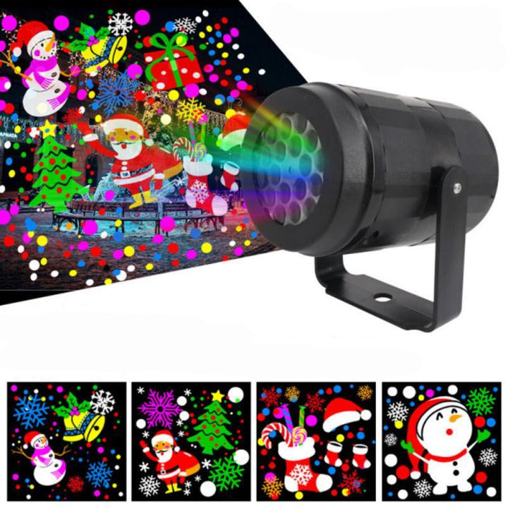 Colverro™ Christmas Snowflake Projector with 16 Festive Patterns