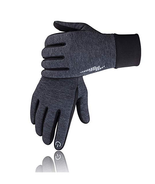 Colverro Fleece-Lined Touchscreen Winter Gloves with Grip Palm