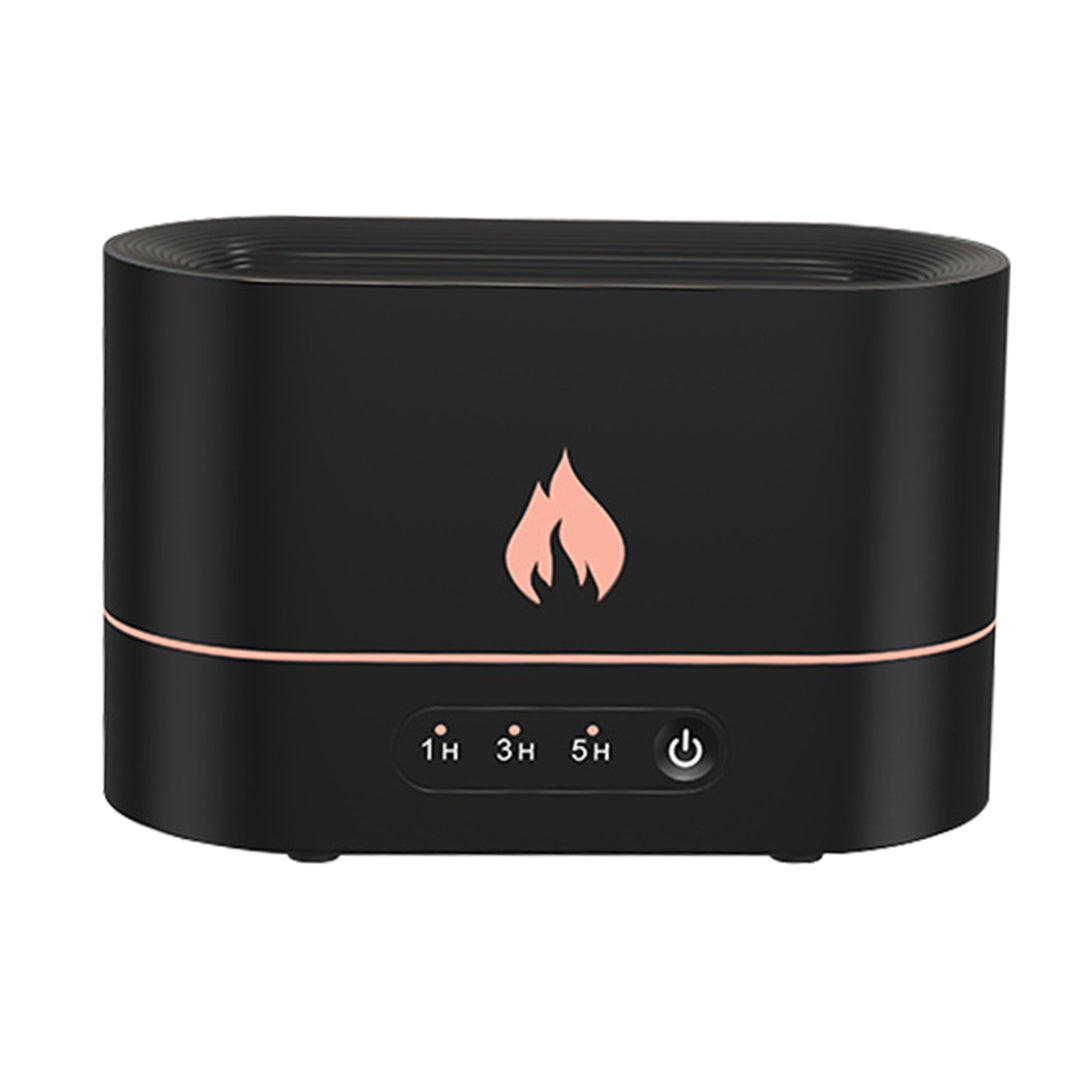 Square Flame Aroma Diffuser for Bedrooms, Quiet USB Humidifier