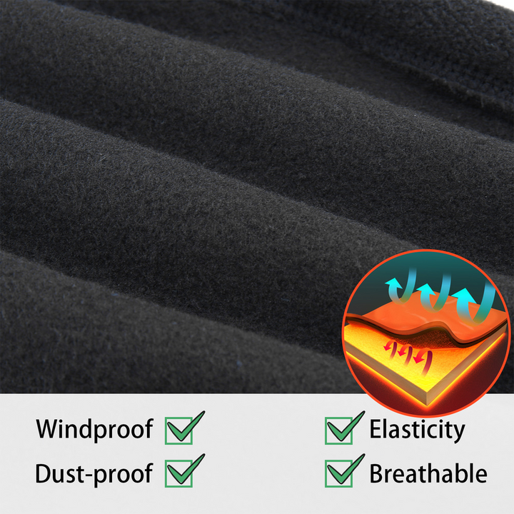 Fleece Neck Gaiter Scarf with Half Face Cover for Winter