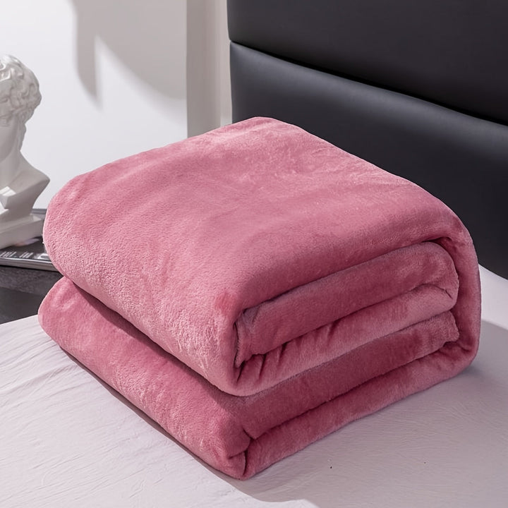 Colverro™ Soft Flannel Throw Blanket for Couch, Bed and Camping