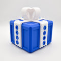 3D-printed prank gift box with screws