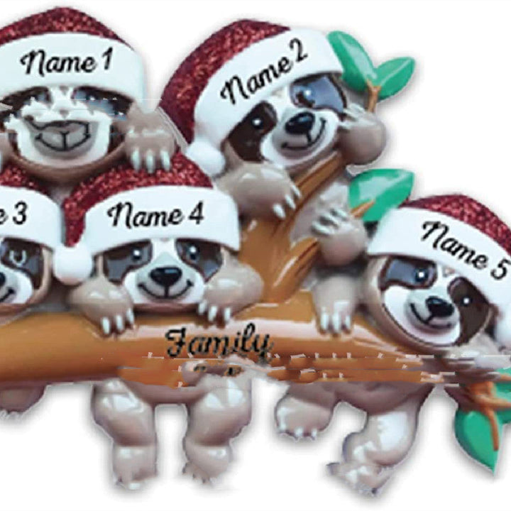 Colverro™ Personalized Acrylic Family Christmas Ornament with Koalas