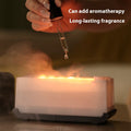 Compact USB Flame Aroma Diffuser with 2/8 Hour Timer