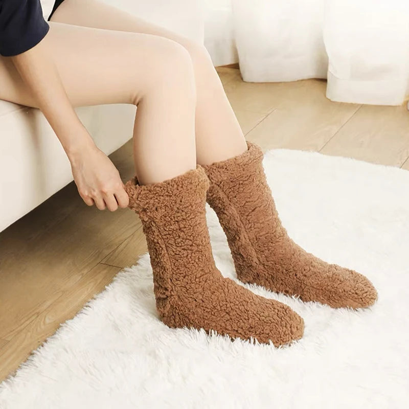 Colverro™ Thick Plush Fleece Socks for Cozy Nights at Home