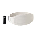 Light gray ultra-thin heated lumbar massager belt