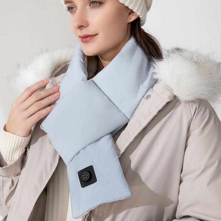 Colverro™ Heated Neck Scarf with 3 Heat Settings, Soft Cotton