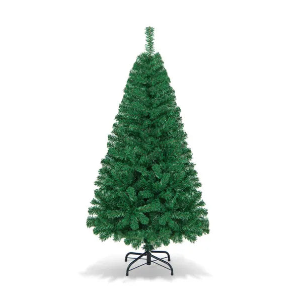 Colverro 5 ft Green Christmas Tree with Floor-Safe Metal Stand