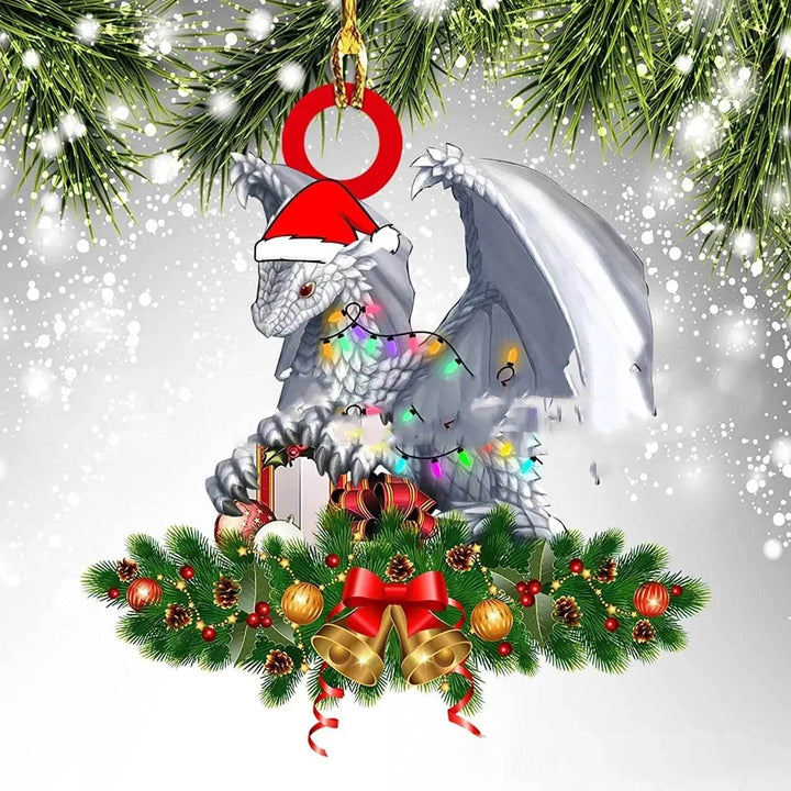 Colverro™ Acrylic Dinosaur Dragon Egg Christmas Ornament – 3 Inch