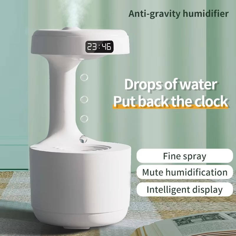 Colverro™ Small Humidifier with Upward-Flowing Water Display