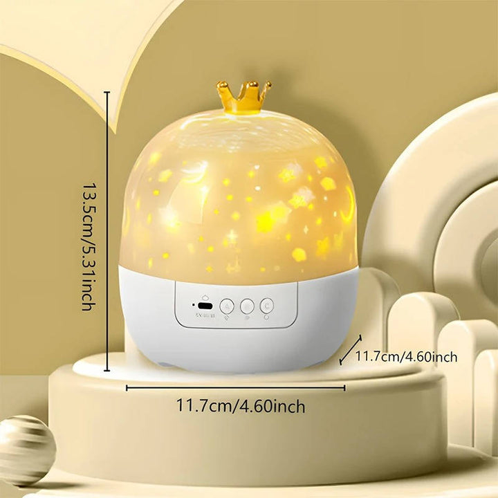 Colverro™ Rotating Star Projector Night Light for Kids with Remote
